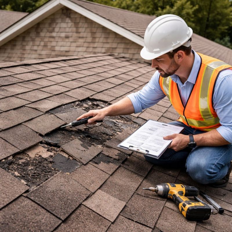 Asphalt Roof Inspection in Delaware County, PA