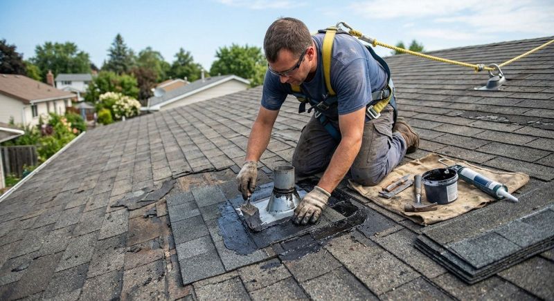 Asphalt Roof Leak Repair in Glenolden, PA