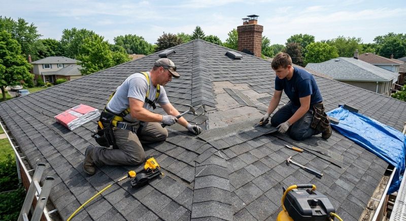 Asphalt Roof Repair in Pennsville, NJ
