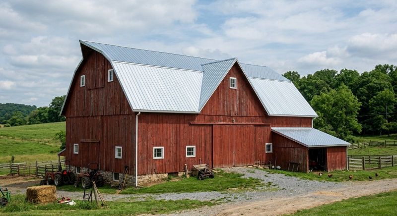 Barn Roof Replacement in Chester County, PA