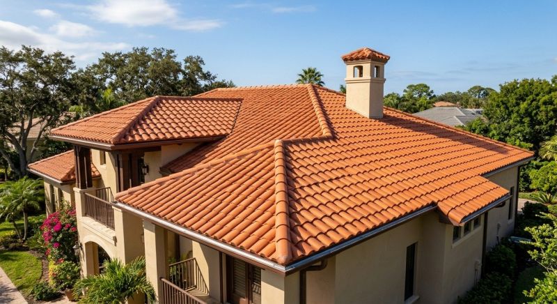 Barrel Tile Roof Installation in New Castle, DE