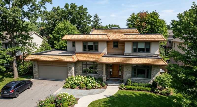 Cedar Shake Roof Construction in Newtown Square, PA