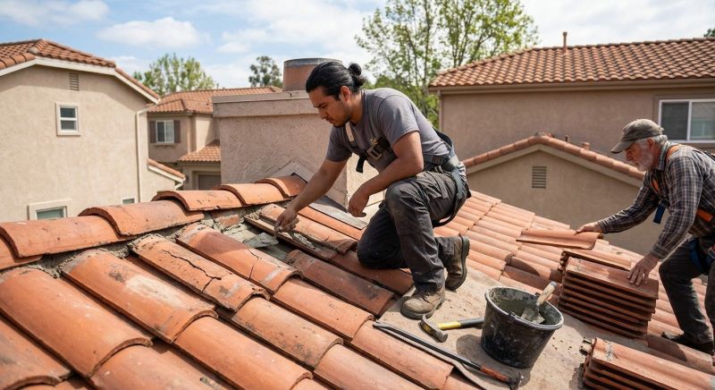 Clay Roof Leak Repair in New Castle, DE