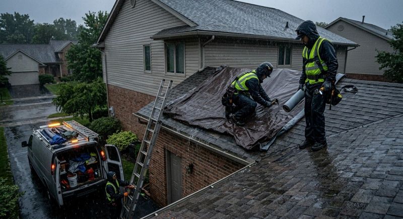 Collapsing Roof Repair in New Castle, DE