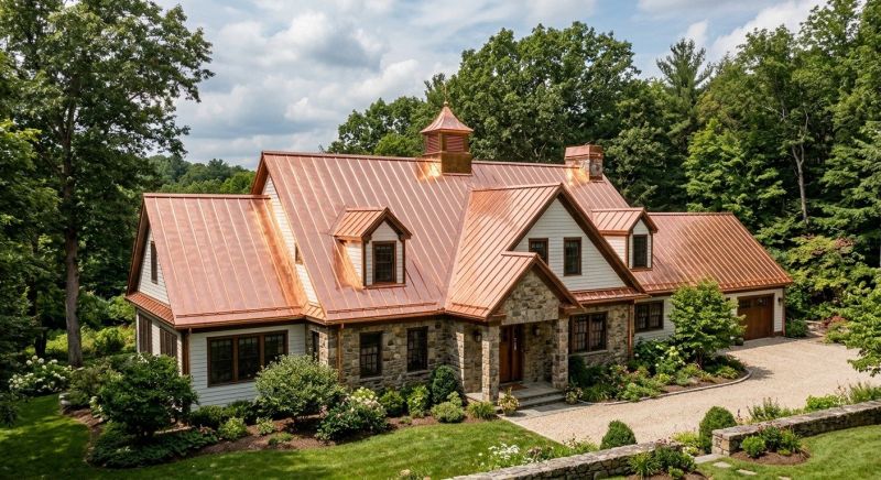 Copper Roof Replacement in New Castle, DE