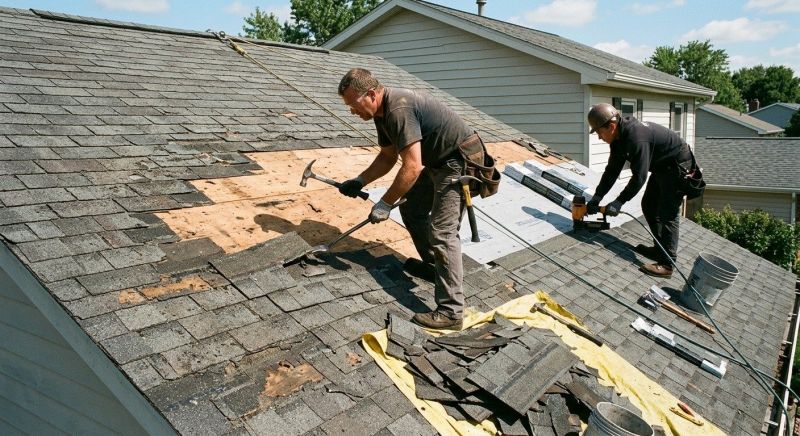 Damaged Roof Repair in Rising Sun, MD