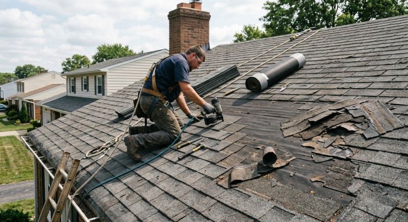 Damaged Roof Repair in Wilmington, DE