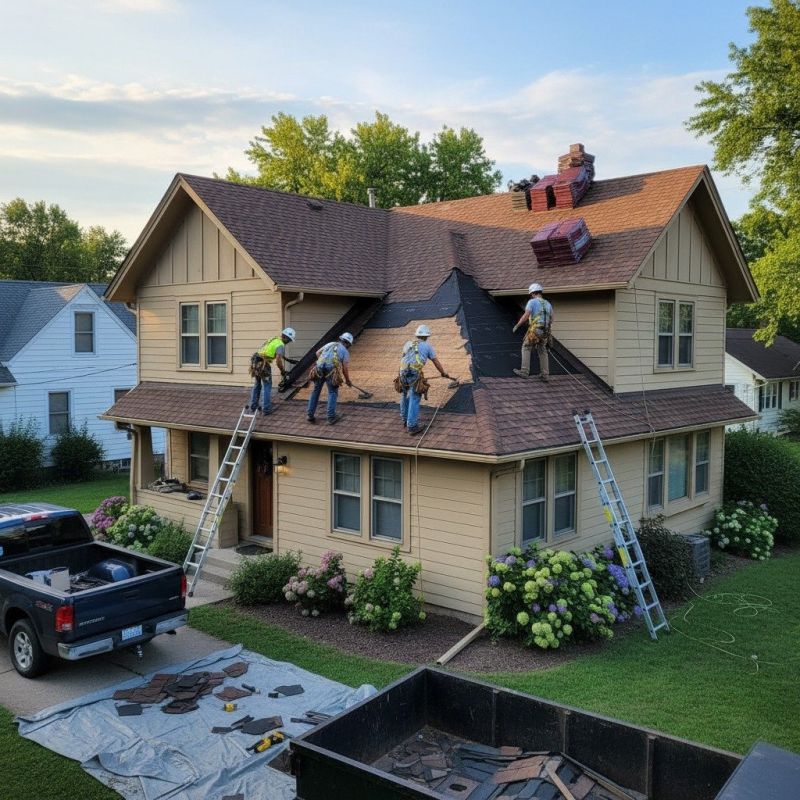Damaged Roof Replacement in Cochranville, PA