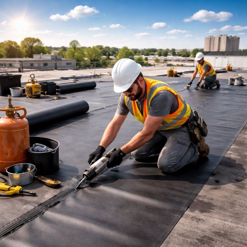 Epdm Roof Installation in Newtown Square, PA