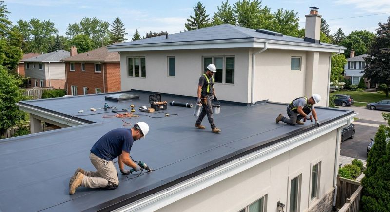 Flat Roof Installation in Media, PA