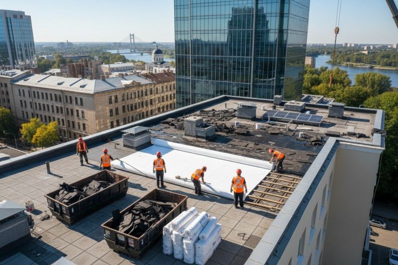 Flat Roof Replacement in Cecil County, MD