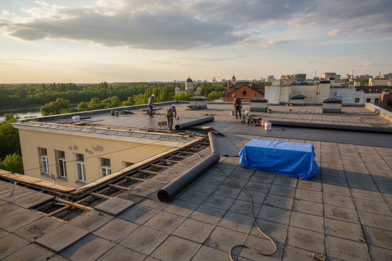 Flat Roof Replacement in Salem County, NJ