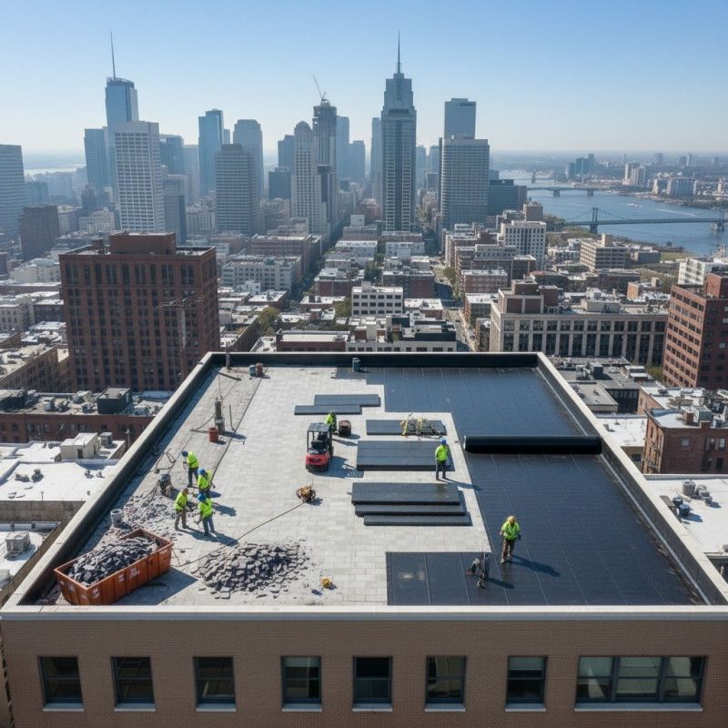 Flat Roof Replacement in Salem, NJ