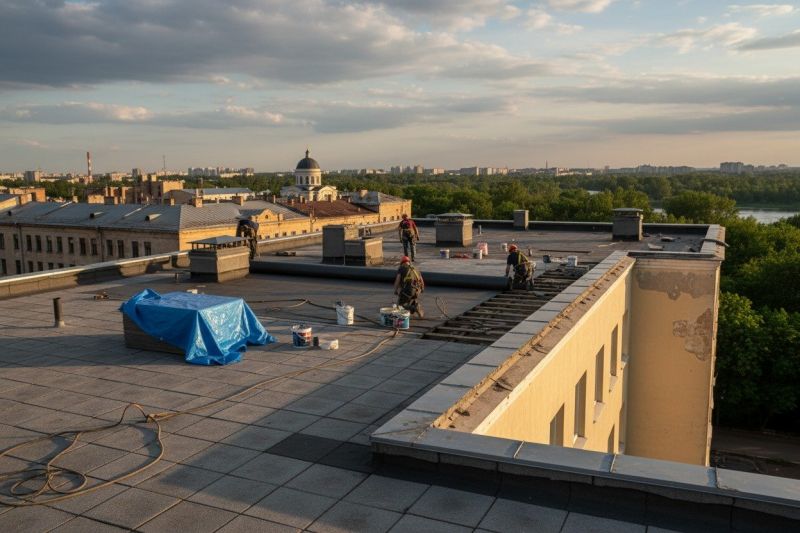 Flat Roof Replacement in Yorklyn, DE