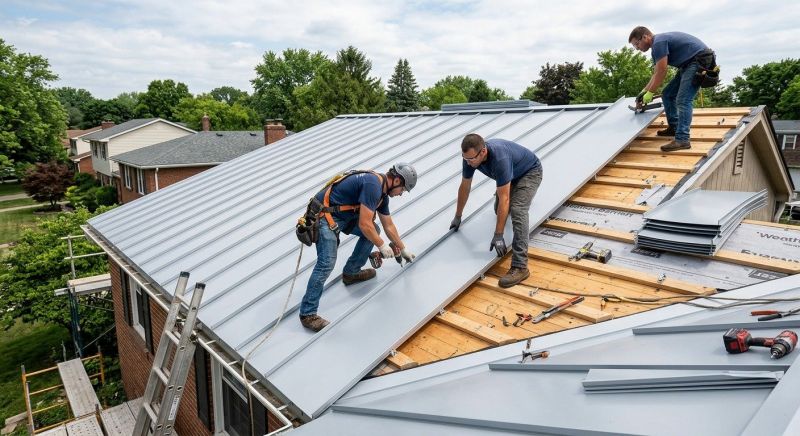 Metal Roof Installation in Newtown Square, PA