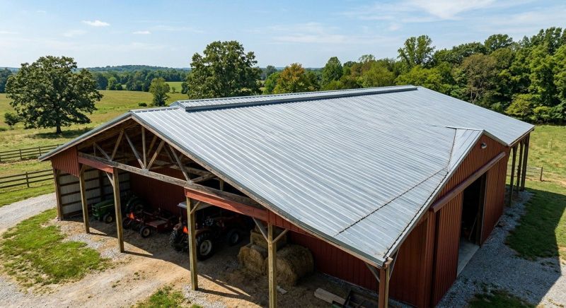 Pole Barn Roof Repair in Saint Georges, DE