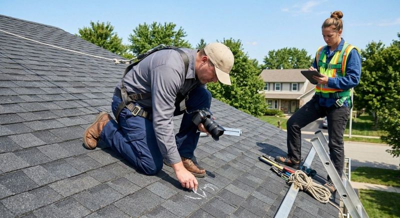 Roof Damage Inspection in Hockessin, DE