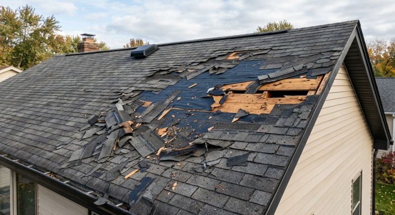 Roof Damage Repair in Glen Mills, PA