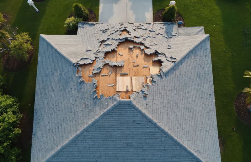 Roof Damage Restoration in Aston, PA