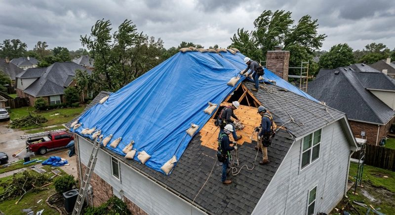 Roof Damage Restoration in Monroeville, NJ