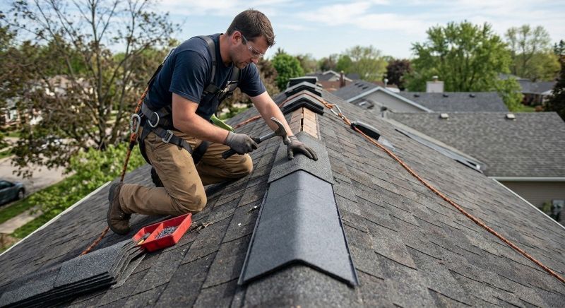 Roof Ridge Repair in New Castle, DE