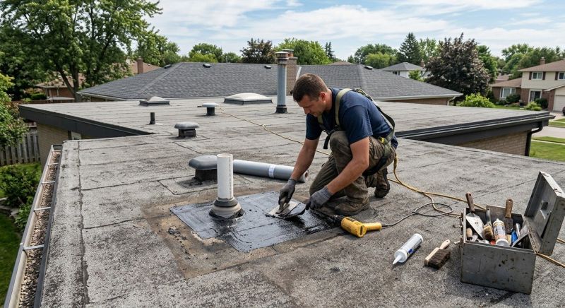Rubber Roof Repair in Elkton, MD