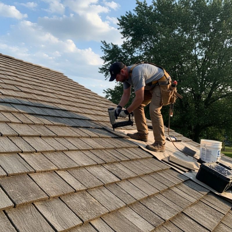 Shake Shingle Repair in Glen Mills, PA