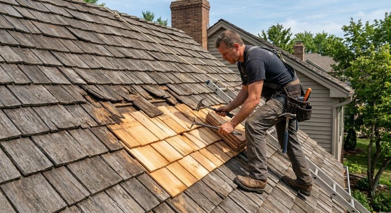 Shake Shingle Repair in Middletown, DE