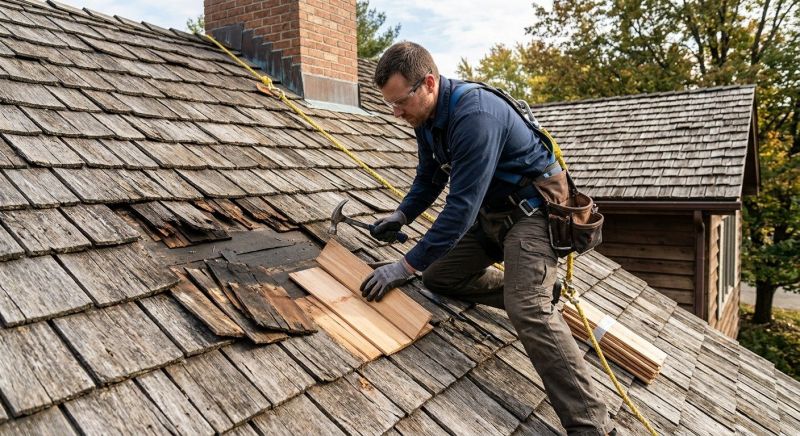 Shake Shingle Repair in Monroeville, NJ