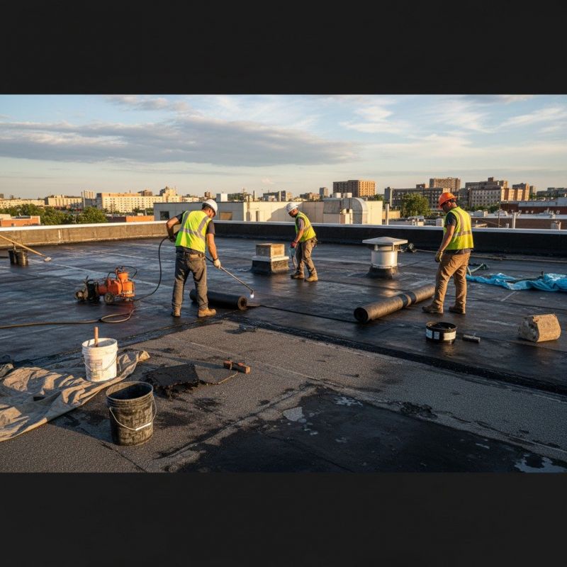 Single Ply Roof Repair in New Castle, DE