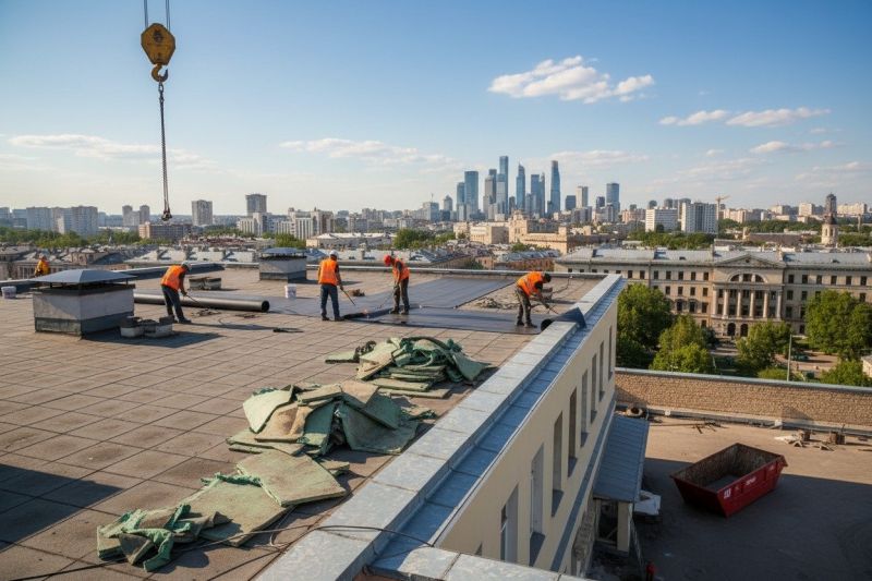 Single Ply Roof Replacement in Broomall, PA