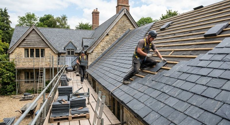 Slate Roof Installation in Landenberg, PA
