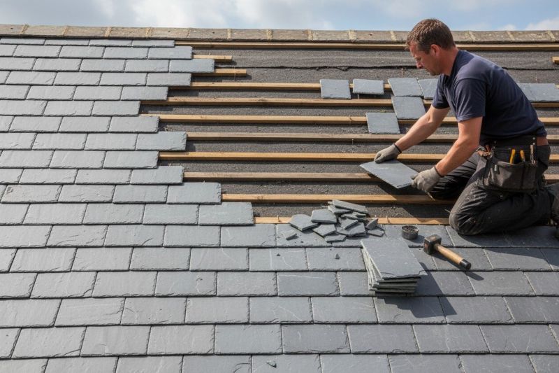 Slate Roof Repair in Townsend, DE