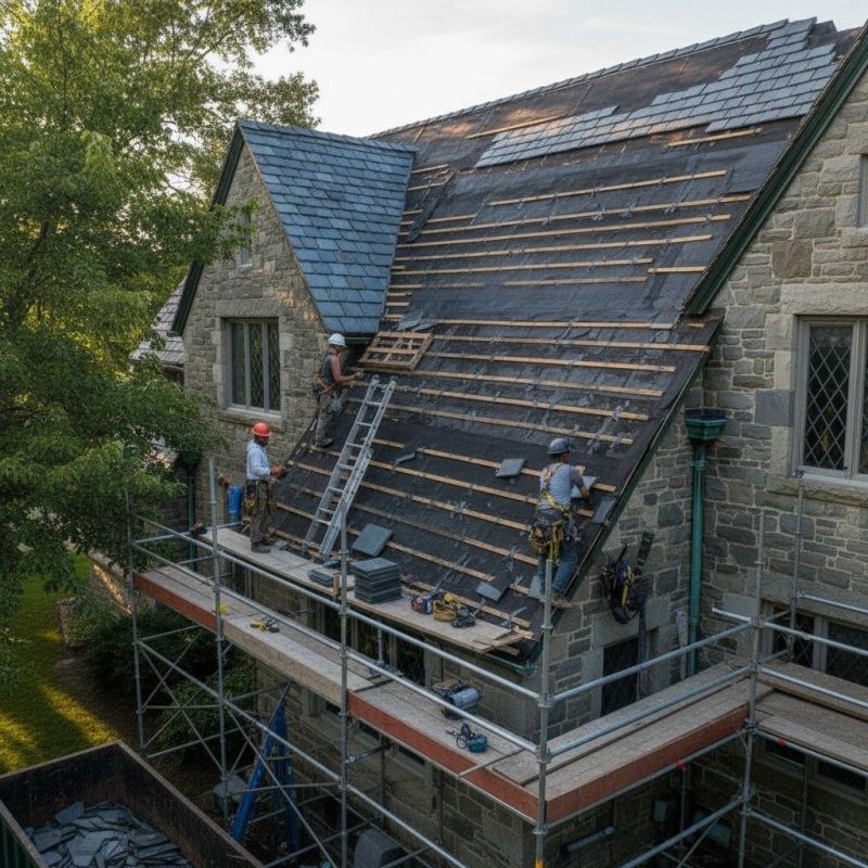 Slate Roof Replacement in Downingtown, PA