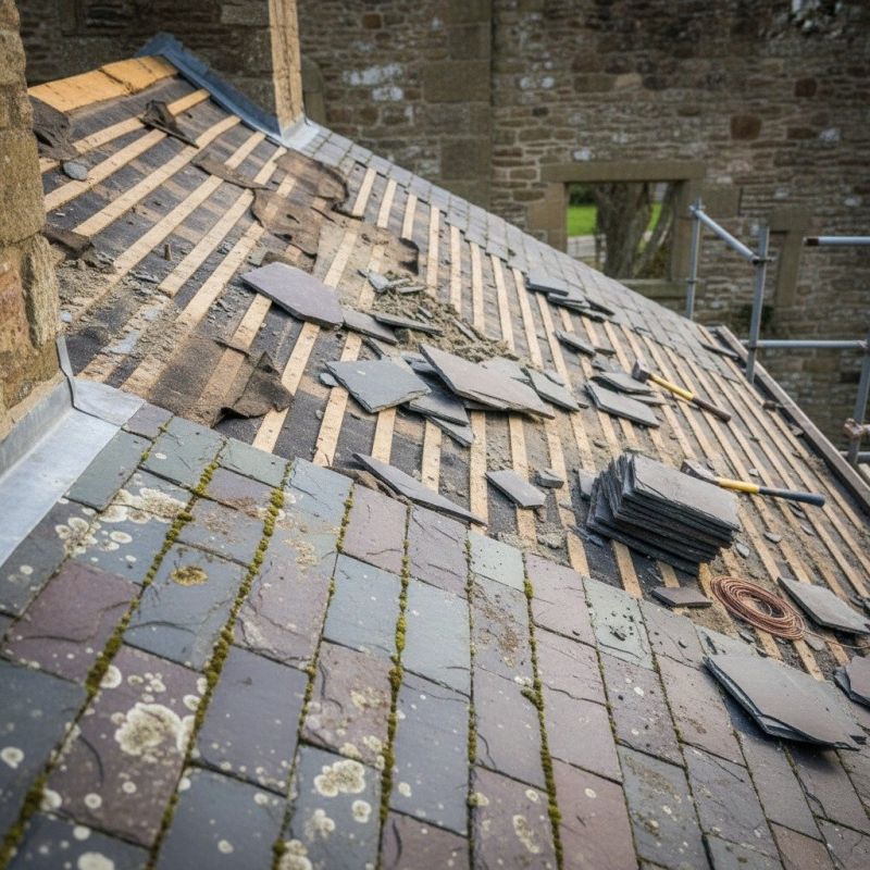 Slate Roof Replacement in West Chester, PA