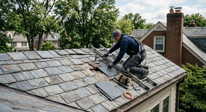 Slate Shingle Replacement in New Castle, DE