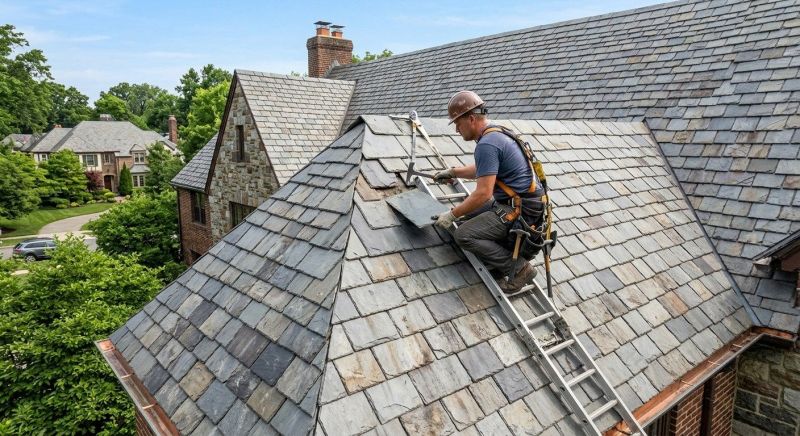 Slate Shingle Replacement in New Castle, DE