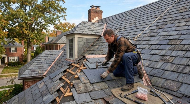 Slate Shingles Repair in Claymont, DE