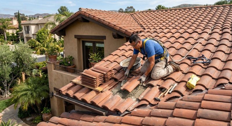 Spanish Tile Roof Repair in New Castle, DE