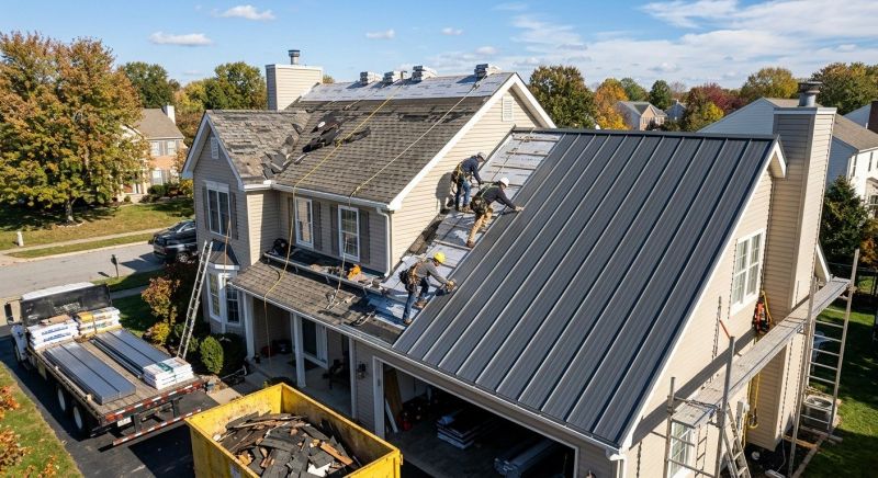 Steel Roof Replacement in Townsend, DE