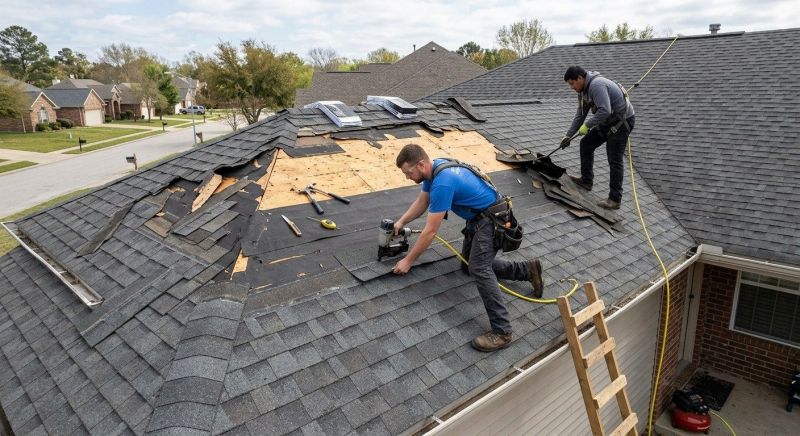 Storm Damage Roof Repair in Chester County, PA