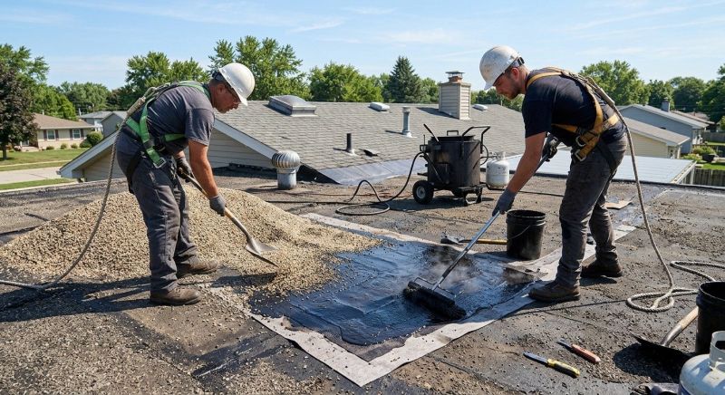 Tar And Gravel Roof Repair in Delaware County, PA