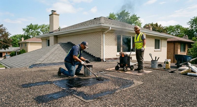 Tar And Gravel Roof Repair in Drexel Hill, PA