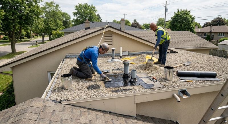 Tar And Gravel Roof Repair in Media, PA