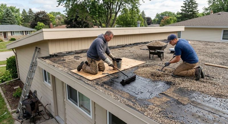 Tar And Gravel Roof Repair in Pennsville, NJ