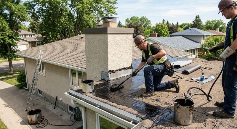 Tar And Gravel Roof Repair in Saint Georges, DE