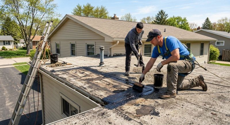 Tar And Gravel Roof Repair in Saint Georges, DE