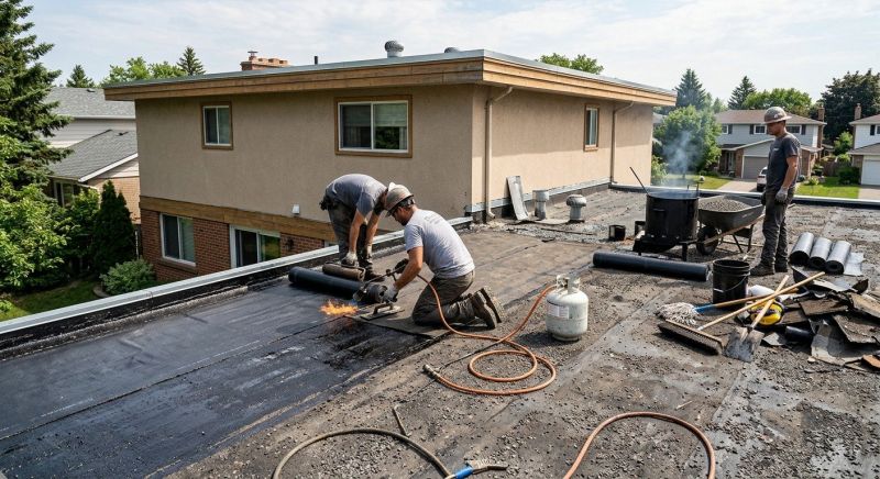 Tar Roof Repair in Townsend, DE