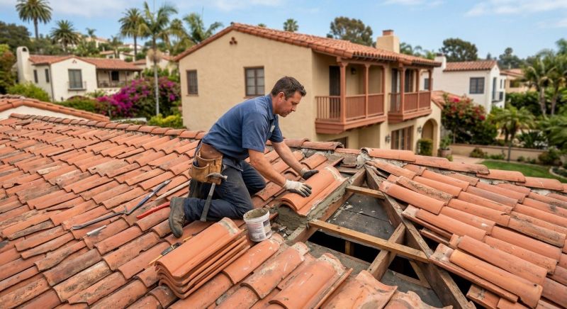 Tile Roof Repair in Townsend, DE