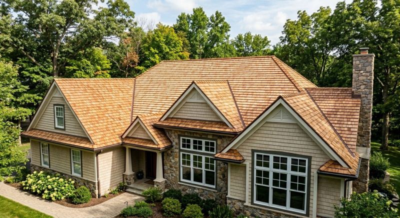 Wood Roofing Installation in Aston, PA